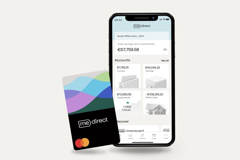 MeDirect app and debit card