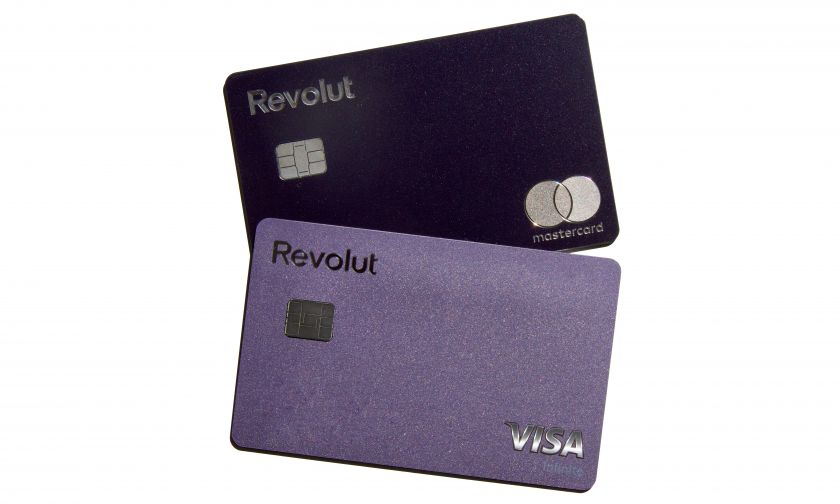 Image of Revolut's debit card.