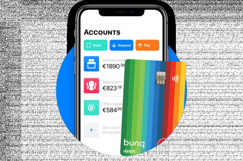 Bunq app and business debit card