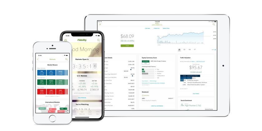 Fidelity mobile apps