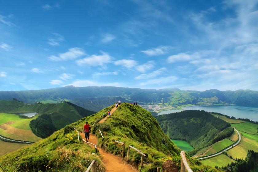 The beautiful Azores islands.
